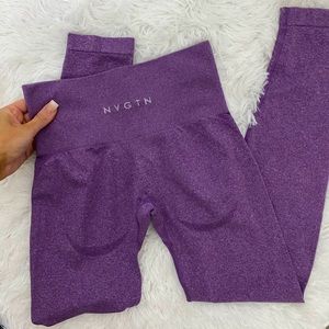 NVGTN Violet Contour Seamless Leggings